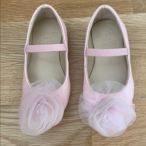 Janie & Jack ballerina slippers EUC!